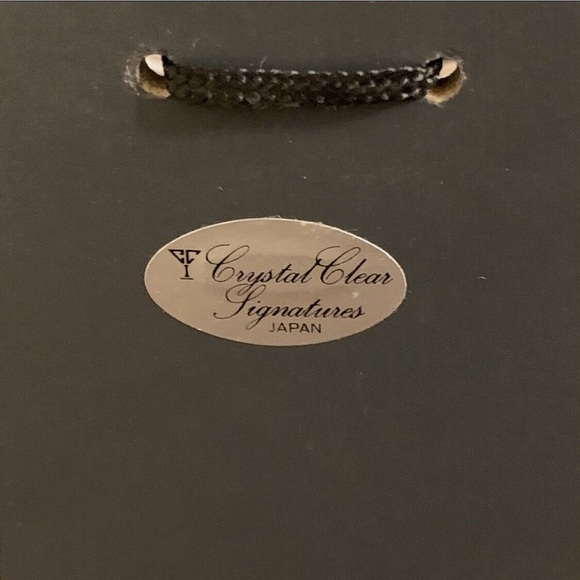 Vintage Crystal Frosted Flower Photo Frame Chrysanthemum Oval Fits 5x7 1980s - Picture 12 of 12